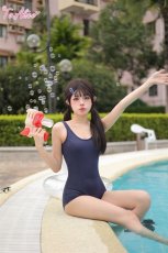 画像12: 【Last one】【ToAlice】C997六芒星デザインスクール水着【50％OFF】 (12)