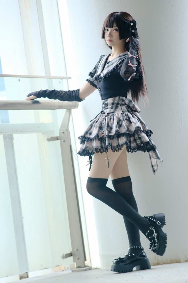 画像3: 【Puppet Bombs】QS67 ３連リボンアームカバー【30％OFF】 (3)