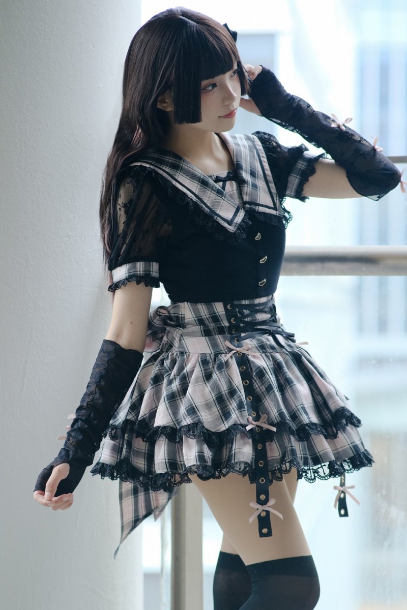 画像7: 【Puppet Bombs】QS67 ３連リボンアームカバー【30％OFF】 (7)