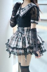 画像4: 【Puppet Bombs】QS67 ３連リボンアームカバー【30％OFF】 (4)