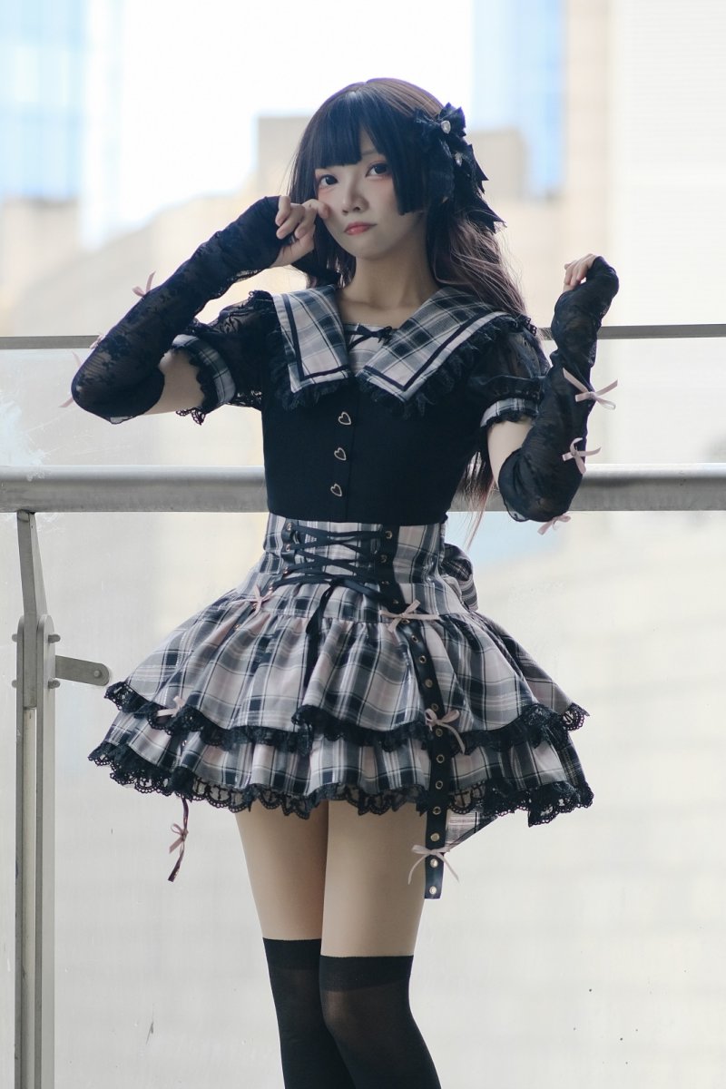 画像8: 【Puppet Bombs】QS67 ３連リボンアームカバー【30％OFF】 (8)