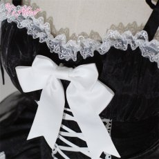 画像4: 【BlackShamrock】F103クロスレースアップジャンパースカート (4)