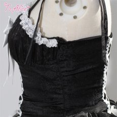 画像5: 【BlackShamrock】F103クロスレースアップジャンパースカート (5)