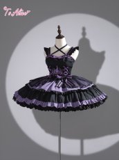 画像1: 【ToAlice】F111 Dark Candleジャンパースカート (1)