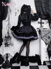 画像11: 【ToAlice】F112ぷっくりお袖のフリルスタンドブラウス (11)