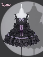 画像1: 【送料無料】F113 Dark Princess Dress《予約受付》 (1)