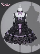 画像2: 【送料無料】F113 Dark Princess Dress《予約受付》 (2)
