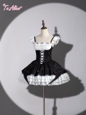 画像1: 【ToAlice】F135バットガールビスチェ風ジャンパースカート (1)