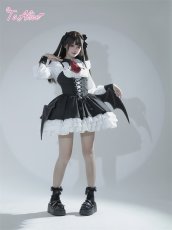 画像5: 【ToAlice】F135バットガールビスチェ風ジャンパースカート (5)