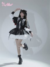 画像6: 【ToAlice】F136バットガールリボン付きケープ (6)