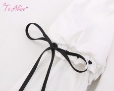 画像8: 【ToAlice】F143キャットガール2way姫袖ブラウス【30％OFF】 (8)