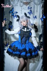 画像8: 【ToAlice】F145コウモリ襟2Wayスリーブブラウス (8)