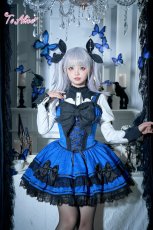 画像6: 【ToAlice】F145コウモリ襟2Wayスリーブブラウス (6)