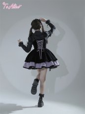 画像8: 【ToAlice】F151ジャカード＆ベロアジャンパースカート (8)