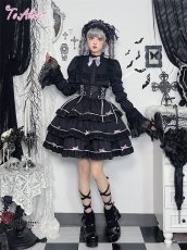 画像10: 【ToAlice】FS16レースアップジャカードコルセットベルト (10)