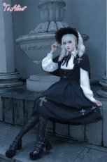 画像10: 【ToAlice】F164魔法学園ケープ付きワンピース (10)