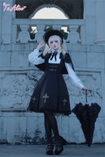 画像11: 【ToAlice】F164魔法学園ケープ付きワンピース (11)