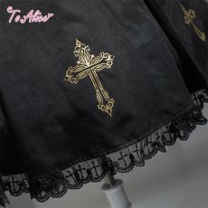 画像6: 【ToAlice】F164魔法学園ケープ付きワンピース (6)