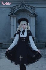 画像8: 【ToAlice】F164魔法学園ケープ付きワンピース (8)