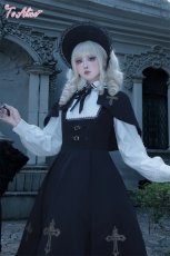 画像9: 【ToAlice】F164魔法学園ケープ付きワンピース (9)
