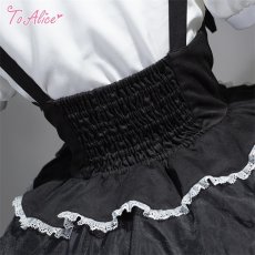 画像6: 【ToAlice】F167 Gothic Devilコルセット風ティアードスカート (6)