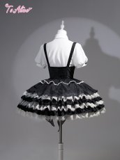 画像8: 【ToAlice】F167 Gothic Devilコルセット風ティアードスカート (8)