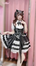 画像18: 【ToAlice】F167 Gothic Devilコルセット風ティアードスカート (18)