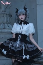 画像7: 【ToAlice】F169レースアップフリルスカート (7)