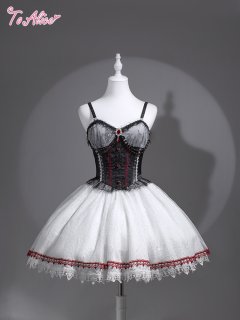 Toalice たっぷりリボンのコルセット風ドレス Toalice たっぷりリボンのコルセット風ドレス