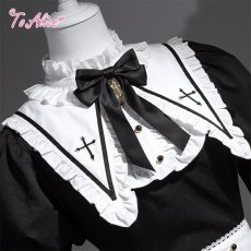 画像2: 【ToAlice】F172ロイヤルメイドワンピース (2)
