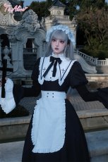 画像6: 【ToAlice】FS73ロイヤルメイドハーフエプロン (6)