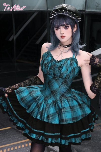 Last one】【BlackShamrock】パンクロックティアードジャンパー