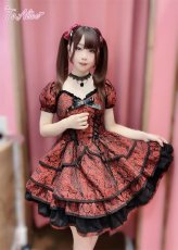 画像19: 【BlackShamrock】F177ブラッディローズティアードワンピース (19)