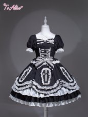 画像1: 【送料無料】F181 Gothic Dollワンピース《予約受付》 (1)