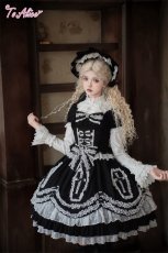 画像4: 【送料無料】F182 Gothic Dollフリルブラウス《予約受付》 (4)