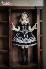 画像2: 【送料無料】F182 Gothic Dollフリルブラウス《予約受付》 (2)