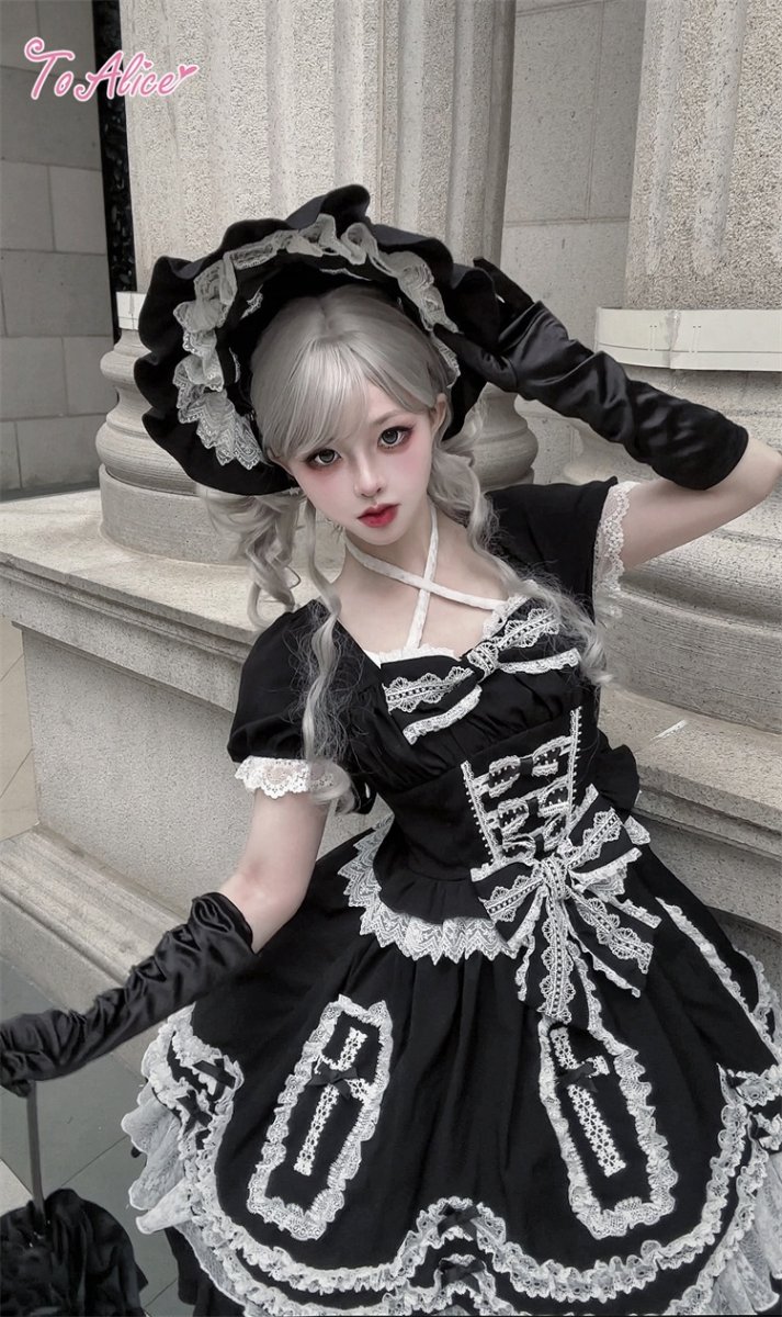 画像7: 【BlackShamrock】FS77フリルハーフボンネット (7)