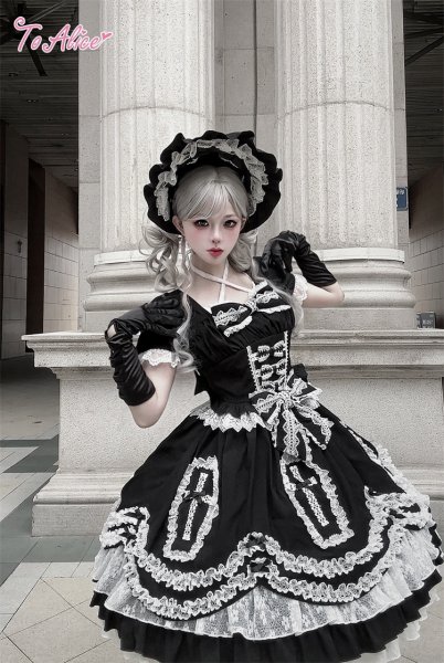 Black Shamrock】F181 Gothic Dollワンピース - To Alice