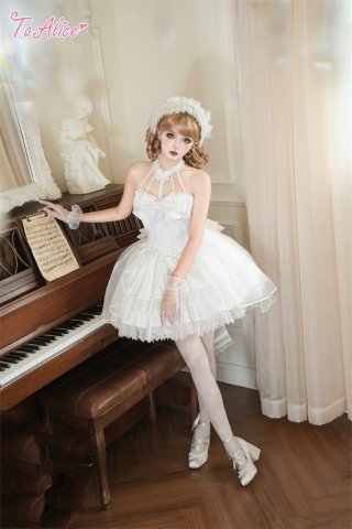 To alice 浴衣ドレス 黒 いちごギンガム Sサイズ