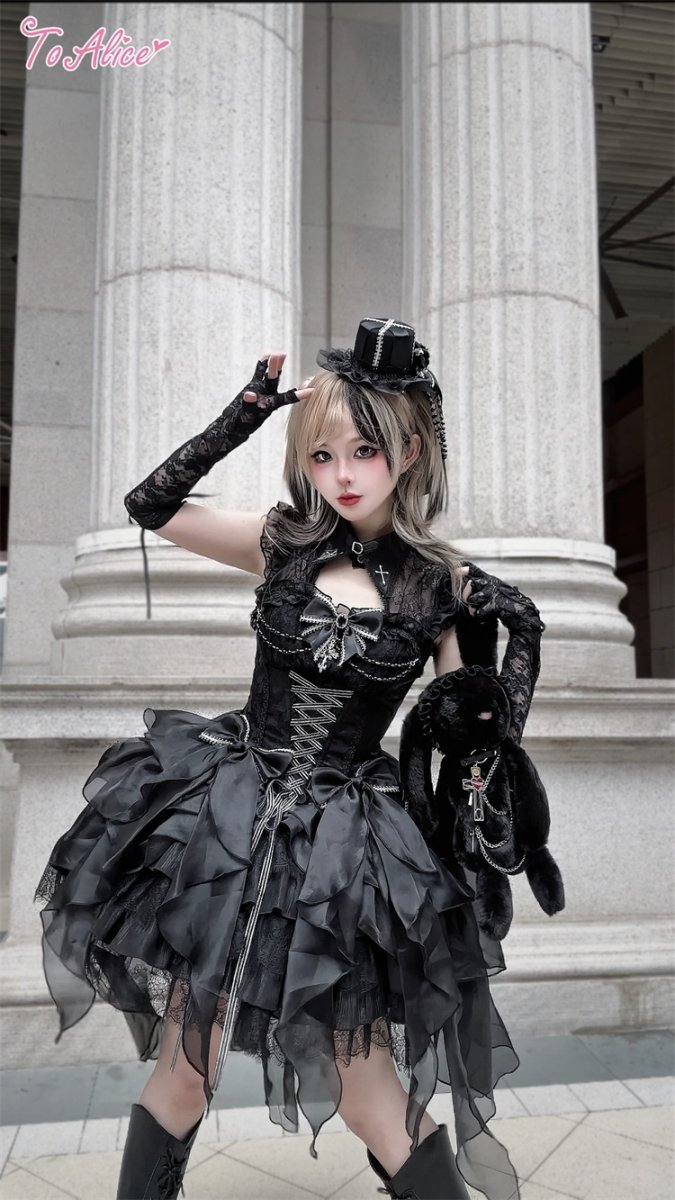 画像9: 【BlackShamrock】FS86ローズブラックパールミニハット (9)