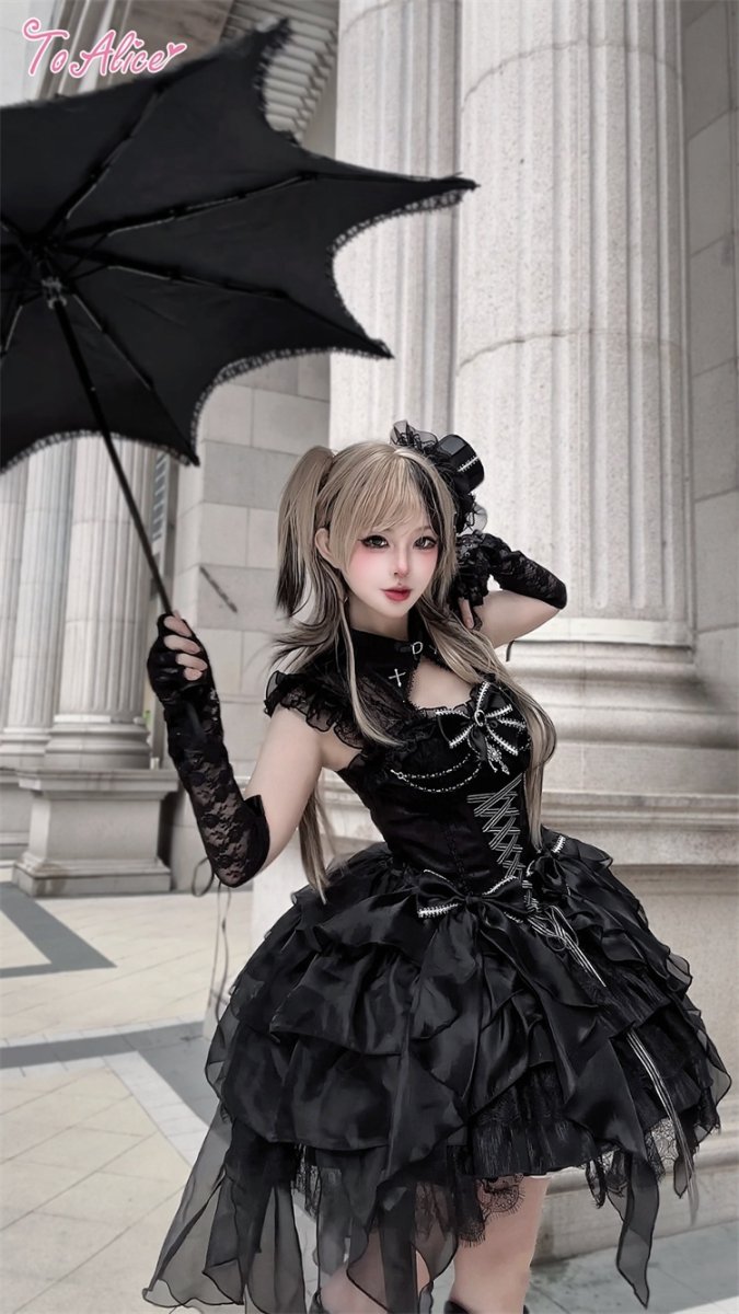 画像4: 【BlackShamrock】FS86ローズブラックパールミニハット (4)