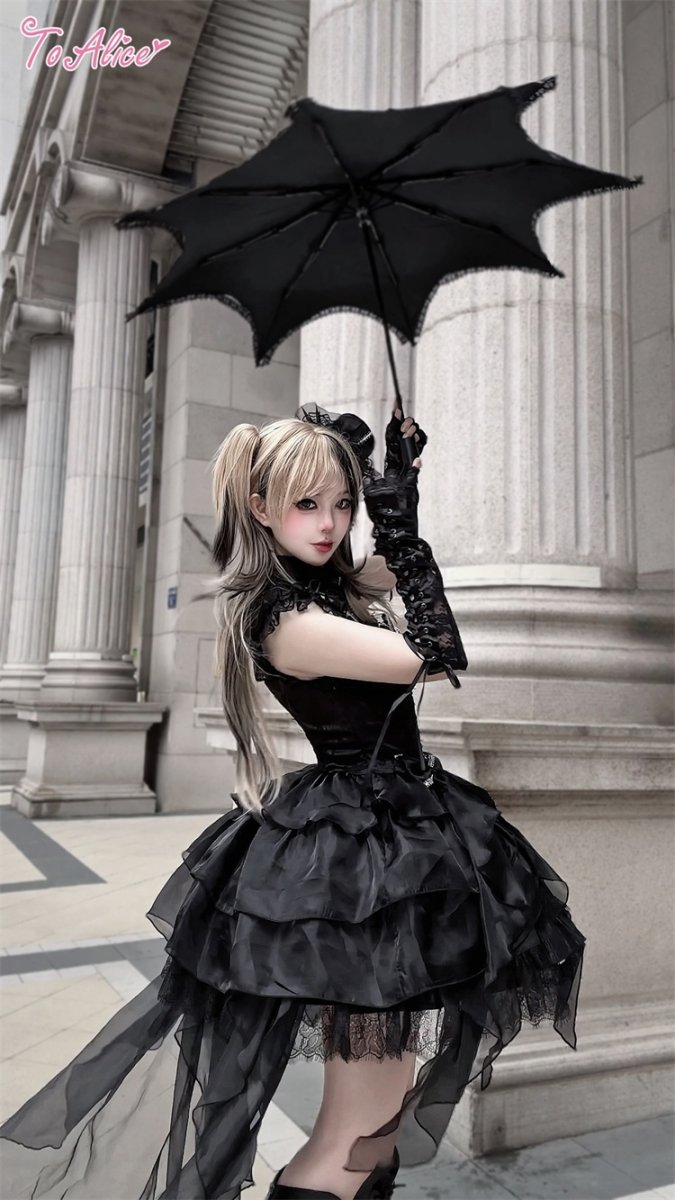 画像14: 【BlackShamrock】FS86ローズブラックパールミニハット (14)