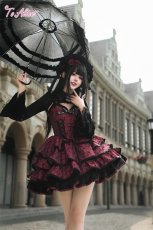 画像14: 【ToAlice】F200総レースベルトデザインボレロ (14)
