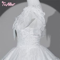 画像4: 【BlackShamrock】F197 ホワイトローズドレス (4)