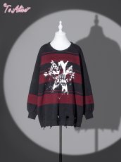 画像1: 【Black Shamrock】F212 ロックスターニットワンピース (1)
