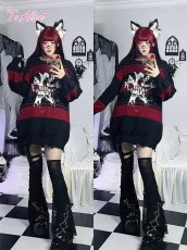 画像9: 【Black Shamrock】F212 ロックスターニットワンピース (9)