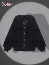 画像1: 【送料無料】F213 ダーククロスニットカーディガン《予約受付》 (1)