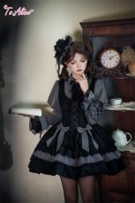 画像3: 【Black Shamrock】FS110 ローズリボンミニハット (3)