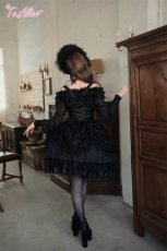 画像8: 【Black Shamrock】F227 black featherジャンパースカート (8)