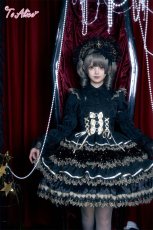 画像3: 【ToAlice】F229 ウィッチキャットティアードドレス (3)